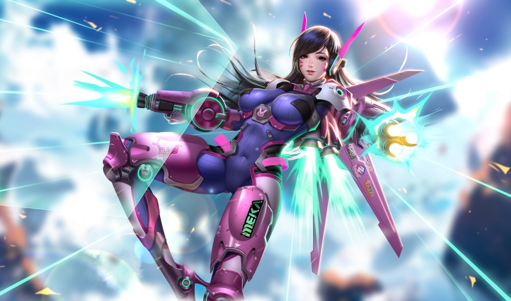 《守望先锋》D.Va6k电脑桌面壁纸