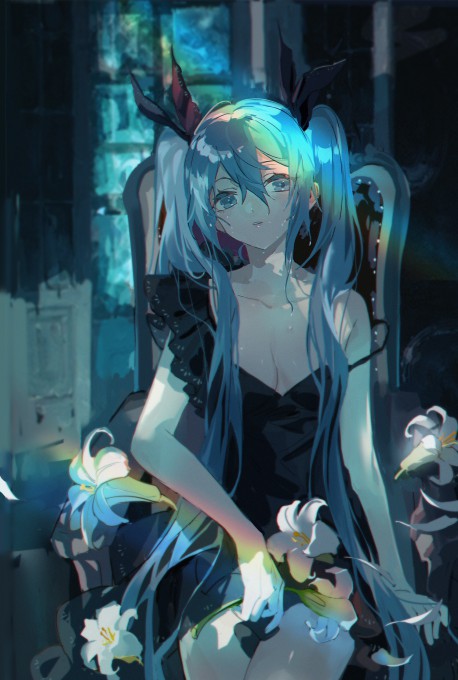 初音未来高清手机壁纸(1500x2226)