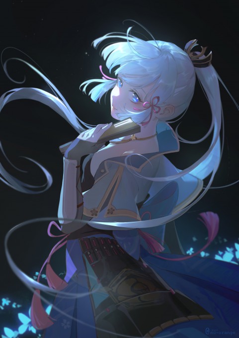 《原神》神里绫华2k手机壁纸