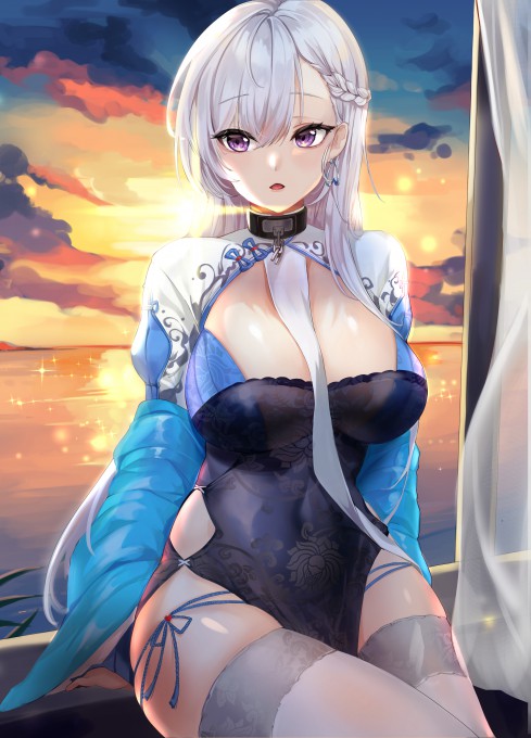 《碧蓝航线》贝尔法斯特2k手机壁纸(2615x3634)
