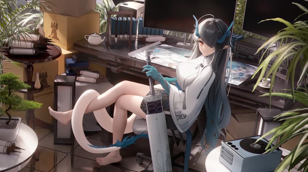 《明日方舟》夕4k电脑桌面壁纸