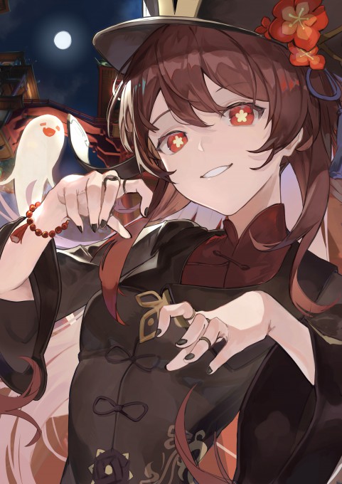 《原神》胡桃4k手机壁纸