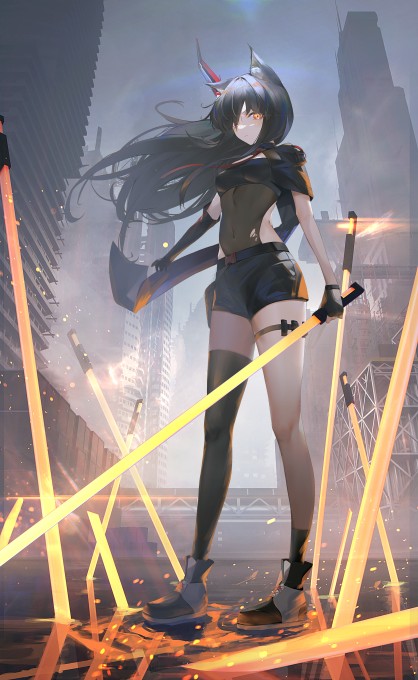 《明日方舟》德克萨斯4k手机壁纸(2692x4375)