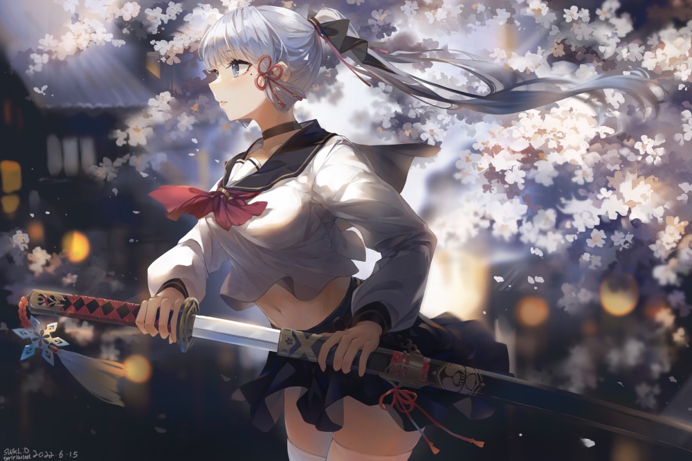 《原神》神里绫华4k电脑桌面壁纸