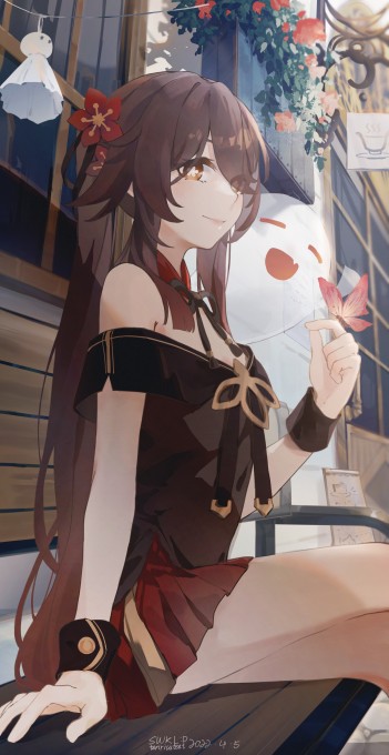 《原神》胡桃5k手机壁纸