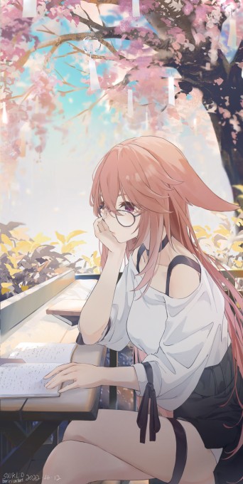 《原神》八重神子5k手机壁纸