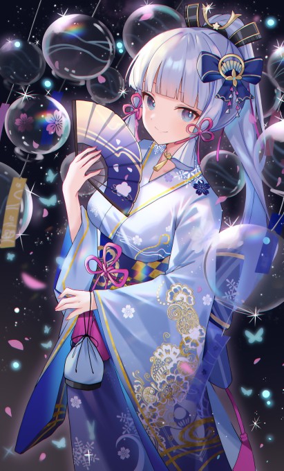 《原神》神里绫华4k手机壁纸(2960x4900)