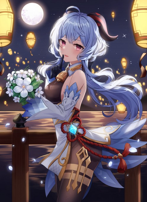 《原神》甘雨5k手机壁纸