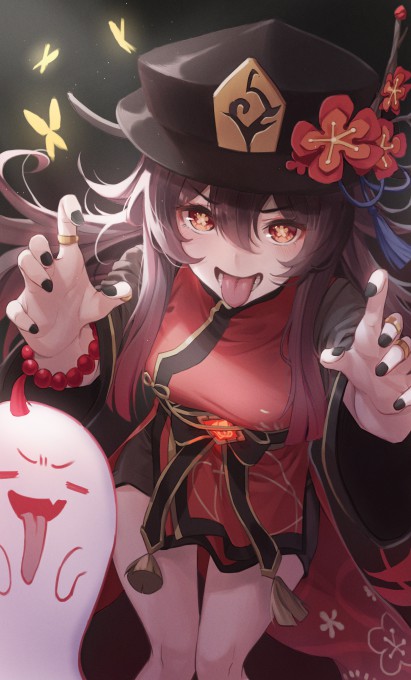 《原神》胡桃4k手机壁纸