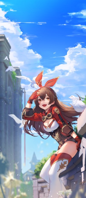 《原神》安柏2k手机壁纸