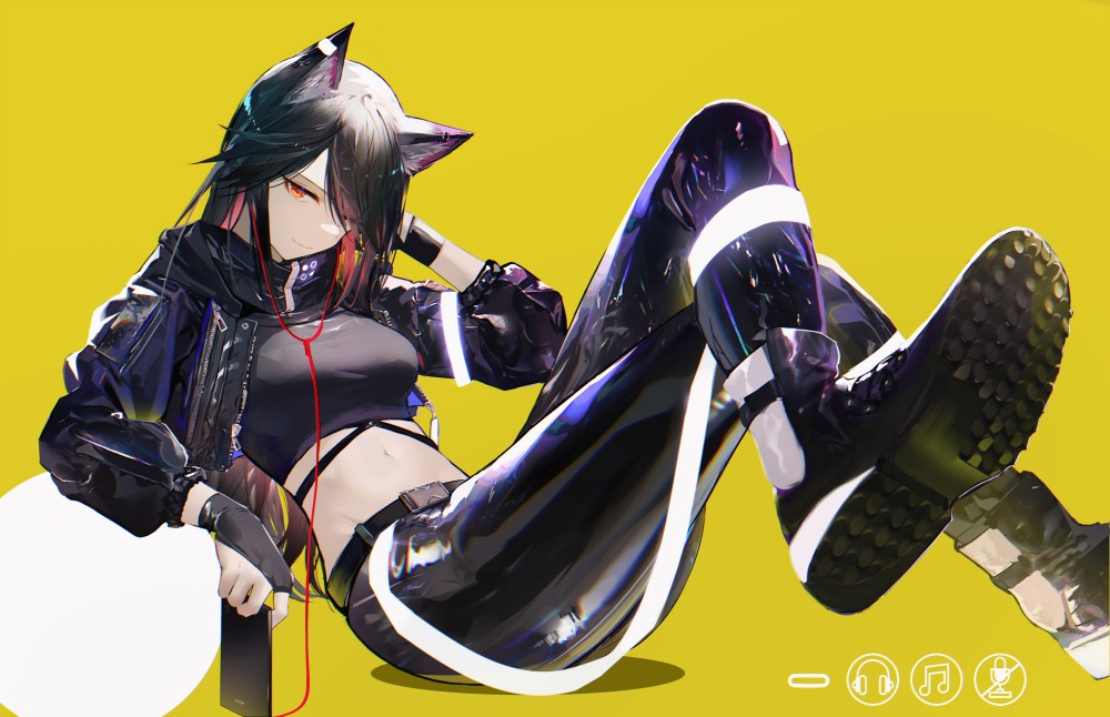 《明日方舟》德克萨斯5k电脑桌面壁纸