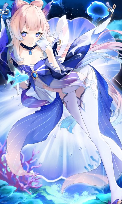 《原神》珊瑚宫心海2k手机壁纸
