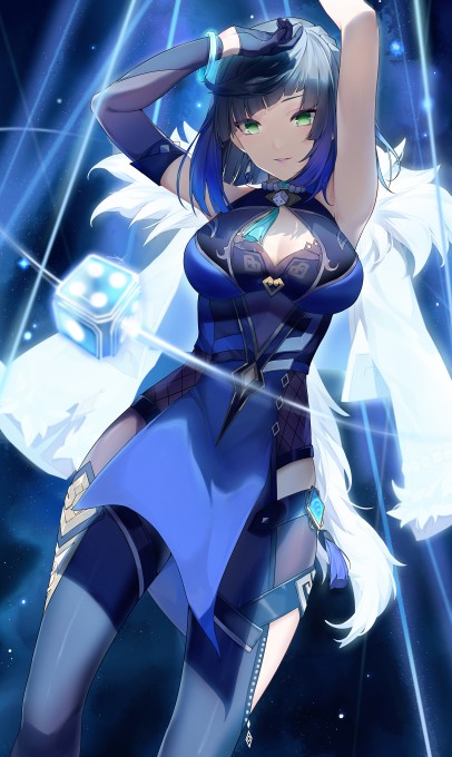 《原神》夜兰2k手机壁纸(1793x3000)