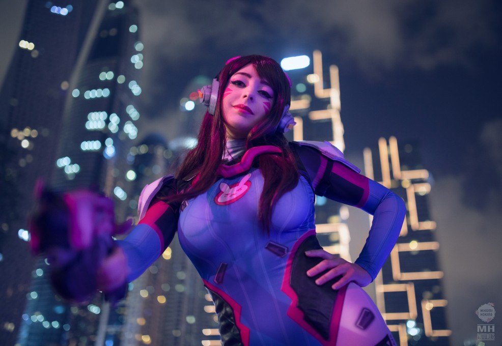 Mikomi Hokina角色扮演守望先锋D.Va4k电脑桌面壁(4000x2760)