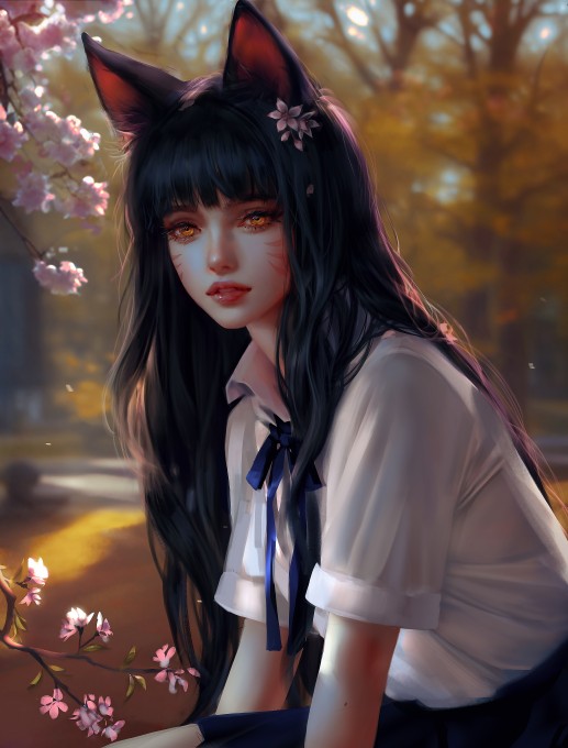 《英雄联盟》阿狸4k手机壁纸