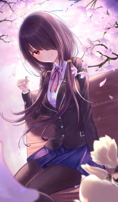 《约会大作战》时崎狂三5k手机壁纸