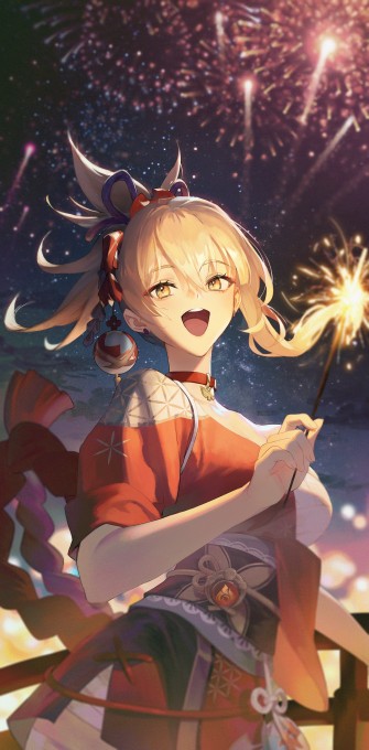 《原神》宵宫2k手机壁纸