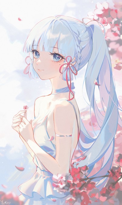 《原神》神里绫华6k手机壁纸