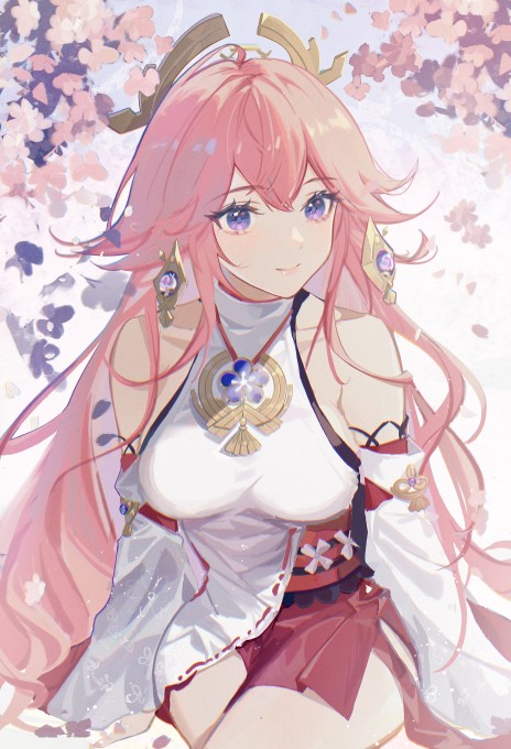 《原神》八重神子4k手机壁纸