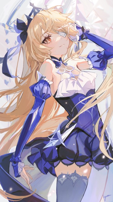 《原神》菲谢尔6k手机壁纸(3750x6683)