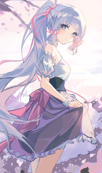 《原神》神里绫华5k手机壁纸