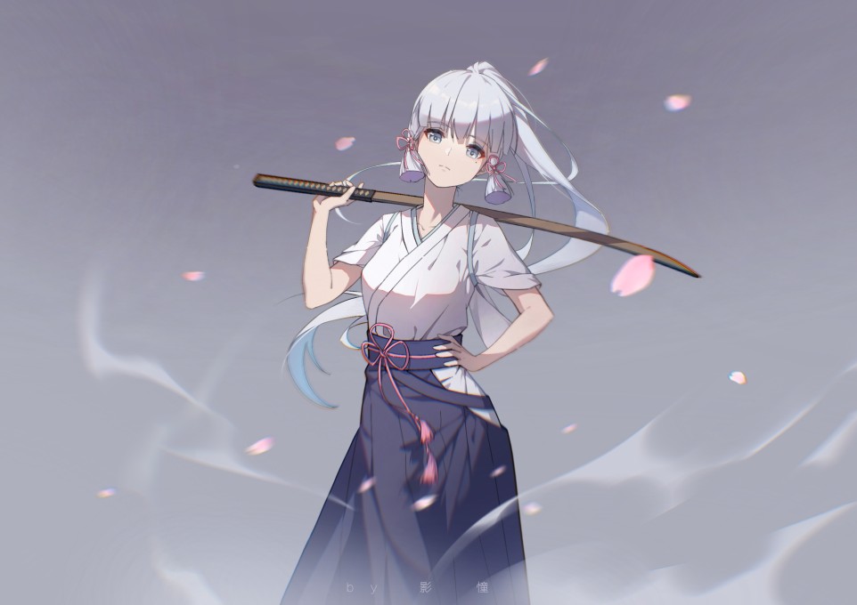 《原神》神里绫华2k电脑桌面壁纸
