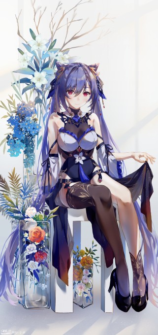 《原神》刻晴5k手机壁纸