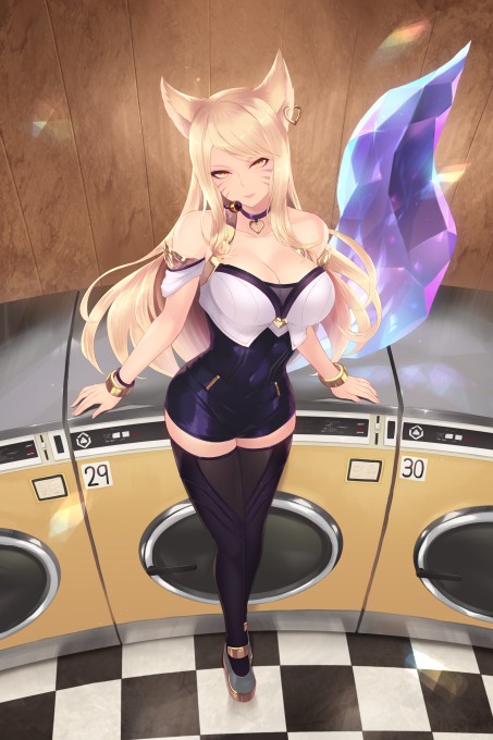 《英雄联盟》阿狸5k手机壁纸(3543x5315)