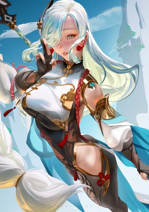 《原神》申鹤2k手机壁纸