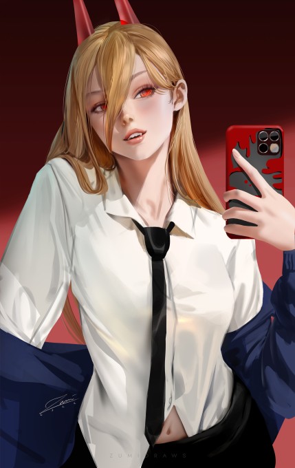 《电锯人》帕瓦2k手机壁纸
