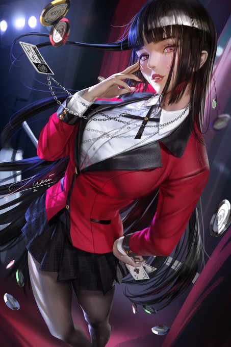 《狂赌之渊》蛇喰梦子2k手机壁纸