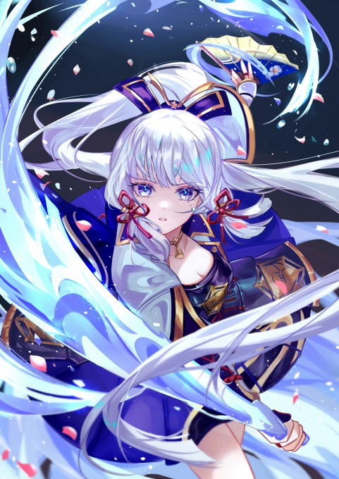 《原神》神里绫华2k手机壁纸