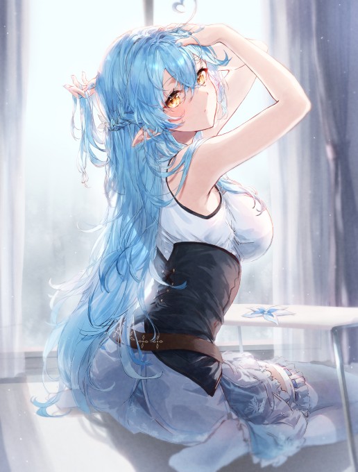 雪花菈米5k手机壁纸(4001x5269)