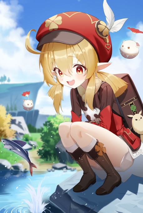 《原神》可莉4k手机壁纸