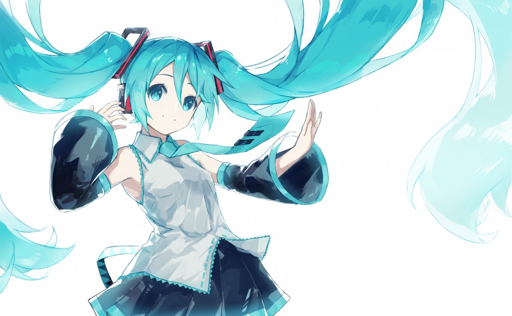 初音未来2k电脑桌面壁纸(3508x2168)