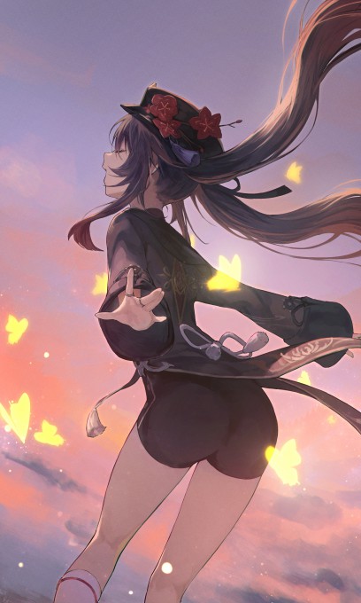 《原神》胡桃4k手机壁纸