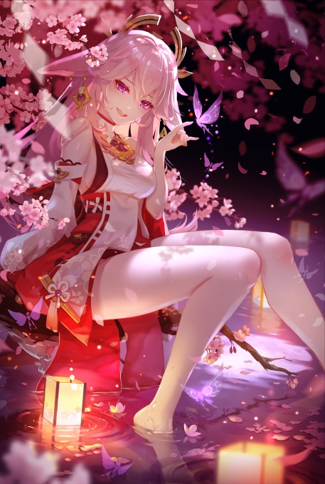 《原神》八重神子4k手机壁纸