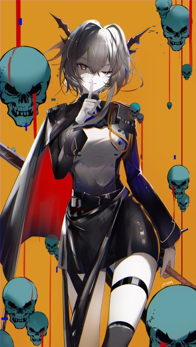 《明日方舟》塔露拉5k手机壁纸(3000x5300)