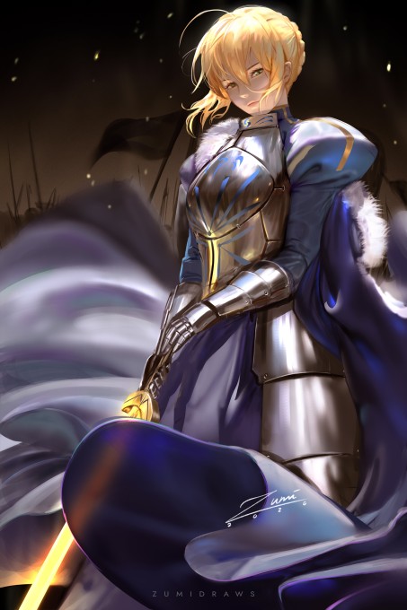 阿尔托莉雅·潘德拉贡2k手机壁纸(2339x3508)