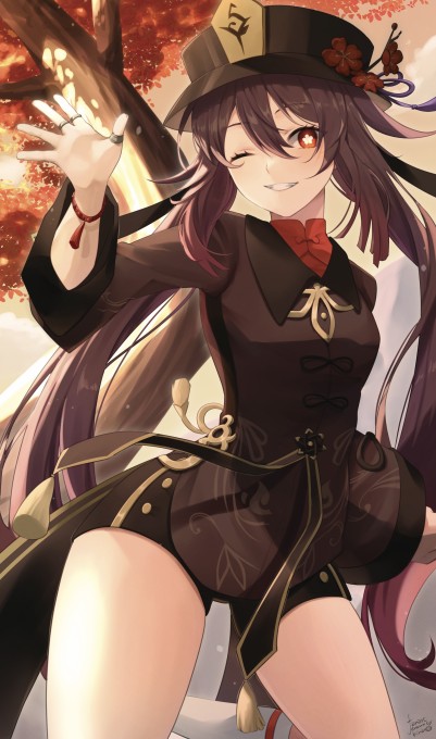 《原神》胡桃2k手机壁纸(2145x3641)