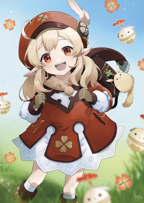 《原神》可莉2k手机壁纸