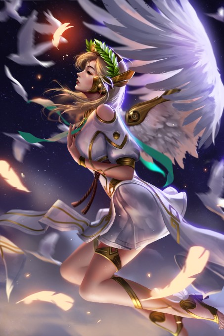 《守望先锋》天使4k手机壁纸