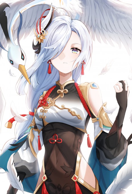 《原神》申鹤2k手机壁纸