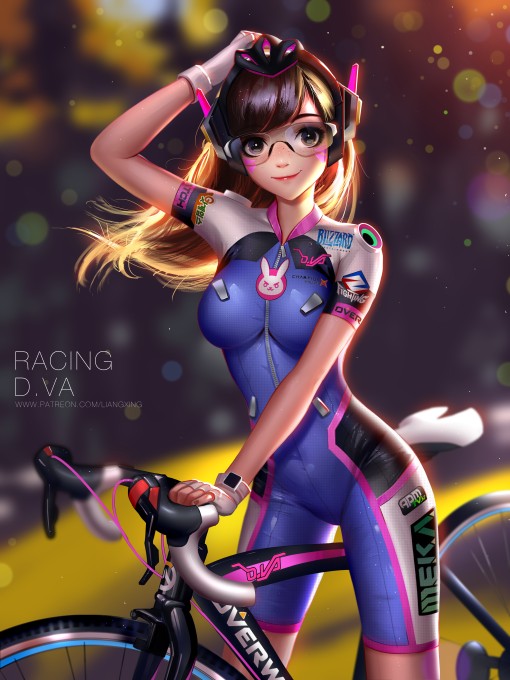 《守望先锋》D.Va8k手机壁纸