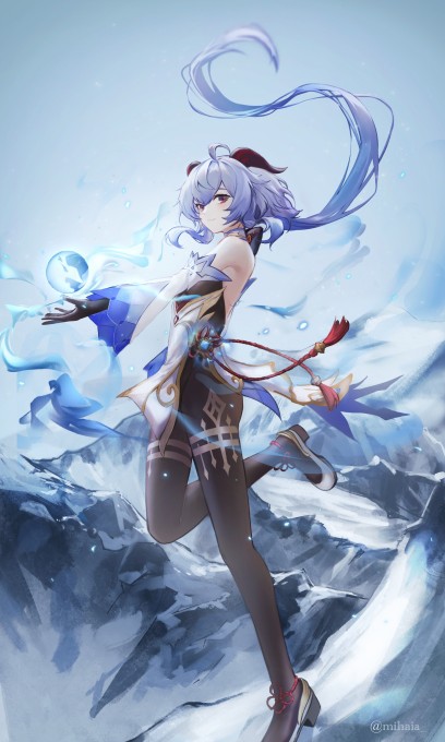 《原神》甘雨2k手机壁纸