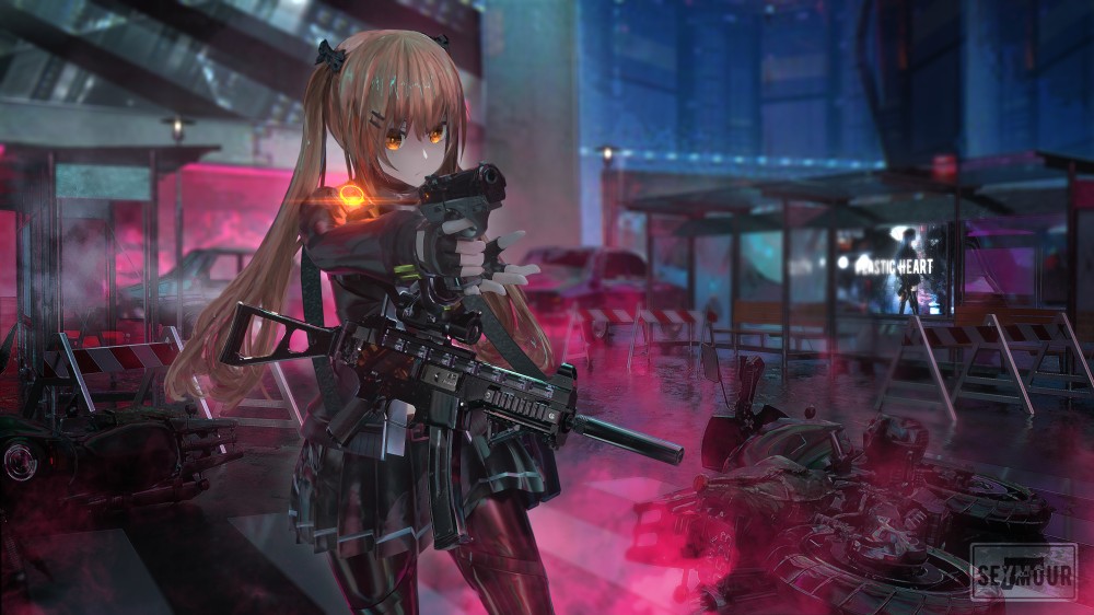 《少女前线》UMP94k电脑桌面壁纸