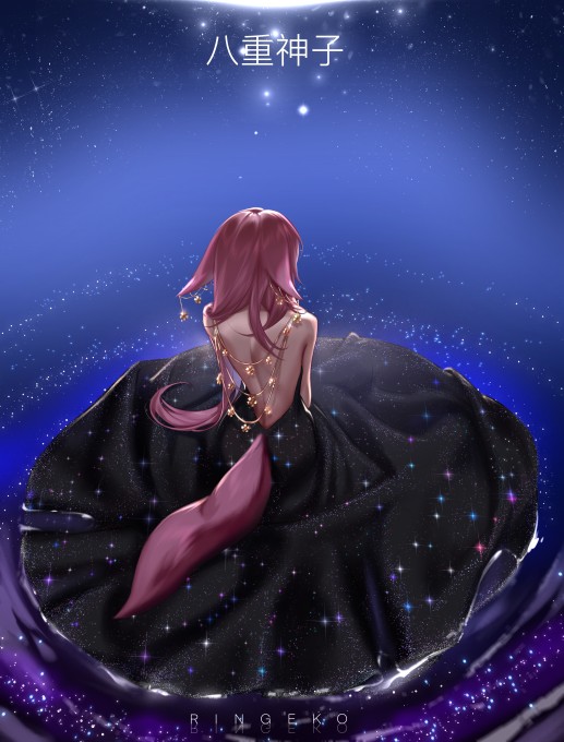 《原神》八重神子6k手机壁纸