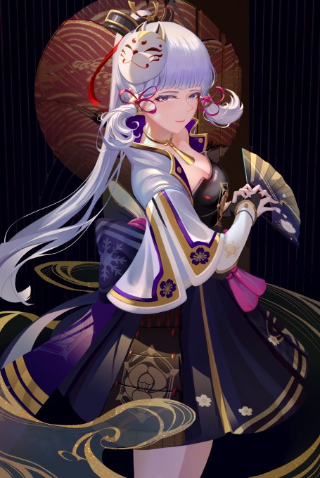 《原神》神里绫华2k手机壁纸
