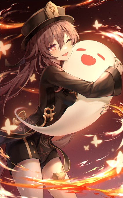 《原神》胡桃2k手机壁纸