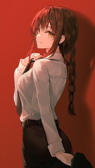 《电锯人》玛奇玛2k手机壁纸(1883x3347)